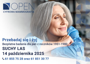 twarz uśmiechniętej kobiety, opis badania, data badania 14.10.2025