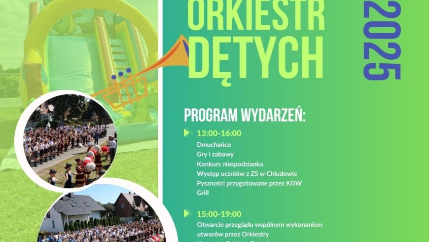 program obchodów Dnia Dziecka i Przeglądu Orkiestr Dętych 