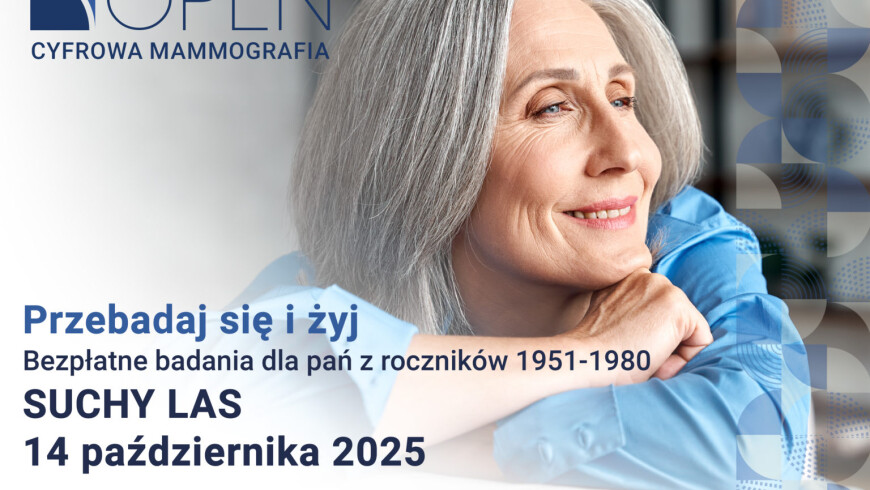 twarz uśmiechniętej kobiety, opis badania, data badania 14.10.2025